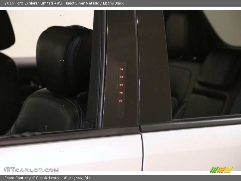 Ingot Silver Metallic / Ebony Black 2016 Ford Explorer Limited 4WD