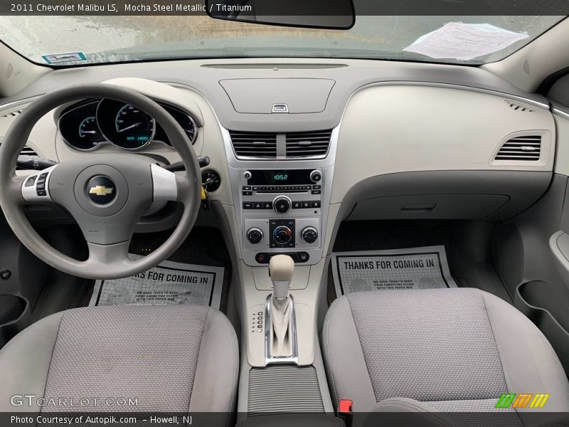 Mocha Steel Metallic / Titanium 2011 Chevrolet Malibu LS