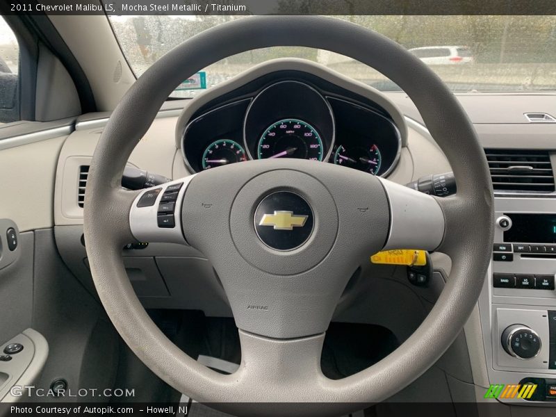 Mocha Steel Metallic / Titanium 2011 Chevrolet Malibu LS