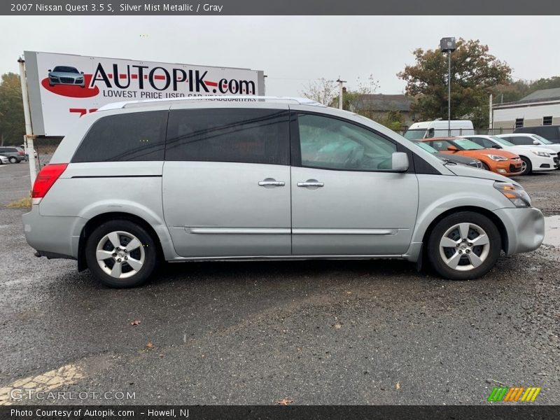 Silver Mist Metallic / Gray 2007 Nissan Quest 3.5 S