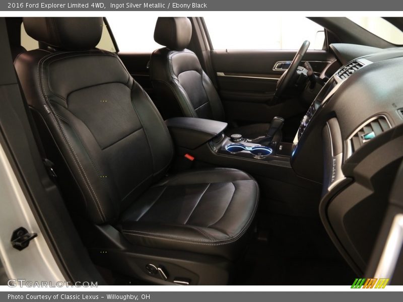 Ingot Silver Metallic / Ebony Black 2016 Ford Explorer Limited 4WD