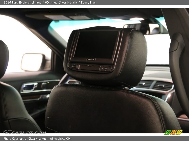 Ingot Silver Metallic / Ebony Black 2016 Ford Explorer Limited 4WD