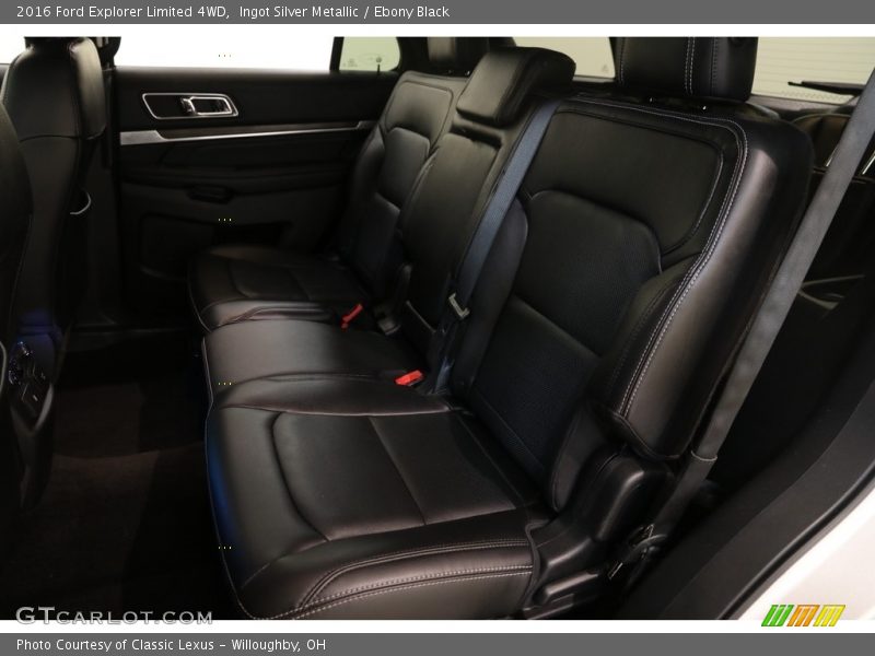 Ingot Silver Metallic / Ebony Black 2016 Ford Explorer Limited 4WD