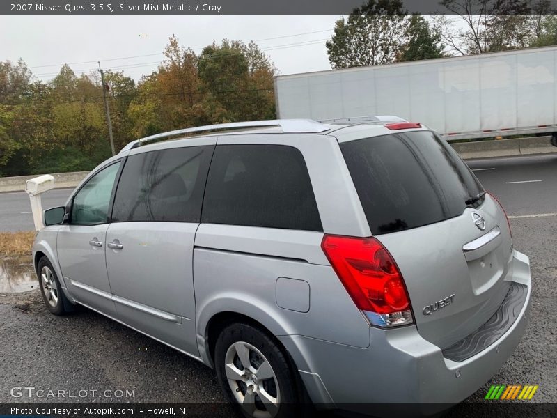 Silver Mist Metallic / Gray 2007 Nissan Quest 3.5 S