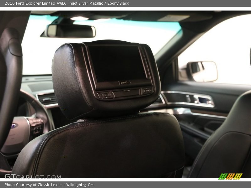 Ingot Silver Metallic / Ebony Black 2016 Ford Explorer Limited 4WD