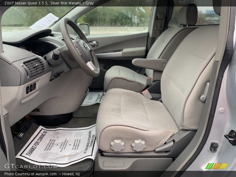 Silver Mist Metallic / Gray 2007 Nissan Quest 3.5 S