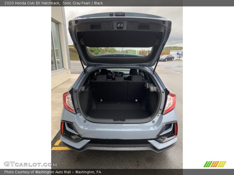 Sonic Gray Pearl / Black 2020 Honda Civic EX Hatchback