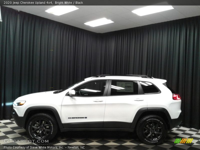 Bright White / Black 2020 Jeep Cherokee Upland 4x4