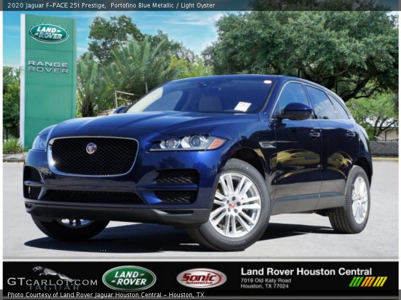 Portofino Blue Metallic / Light Oyster 2020 Jaguar F-PACE 25t Prestige