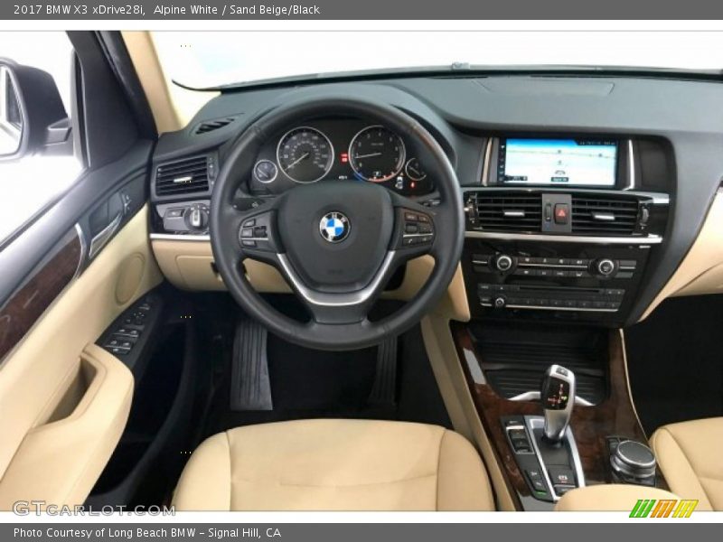 Alpine White / Sand Beige/Black 2017 BMW X3 xDrive28i