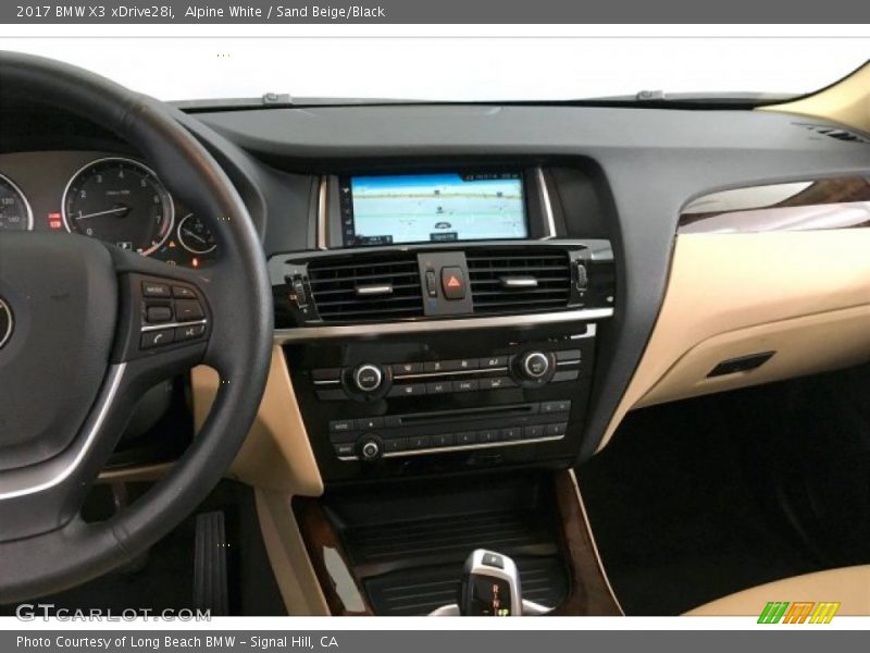 Alpine White / Sand Beige/Black 2017 BMW X3 xDrive28i