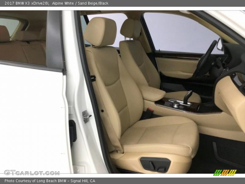 Alpine White / Sand Beige/Black 2017 BMW X3 xDrive28i