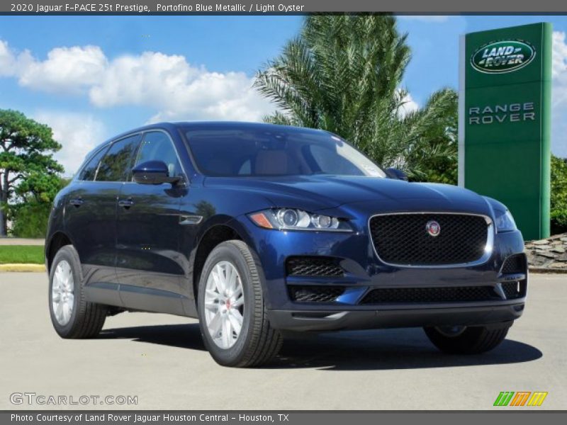 Front 3/4 View of 2020 F-PACE 25t Prestige