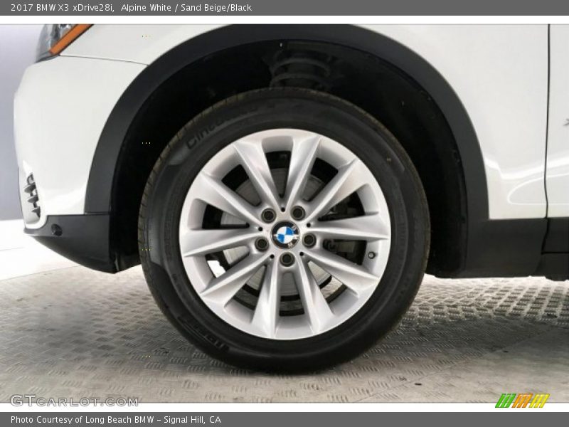 Alpine White / Sand Beige/Black 2017 BMW X3 xDrive28i