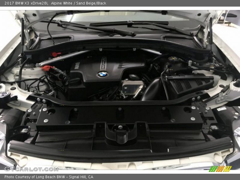 Alpine White / Sand Beige/Black 2017 BMW X3 xDrive28i