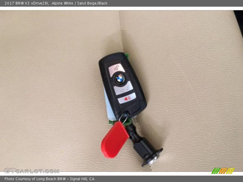 Alpine White / Sand Beige/Black 2017 BMW X3 xDrive28i