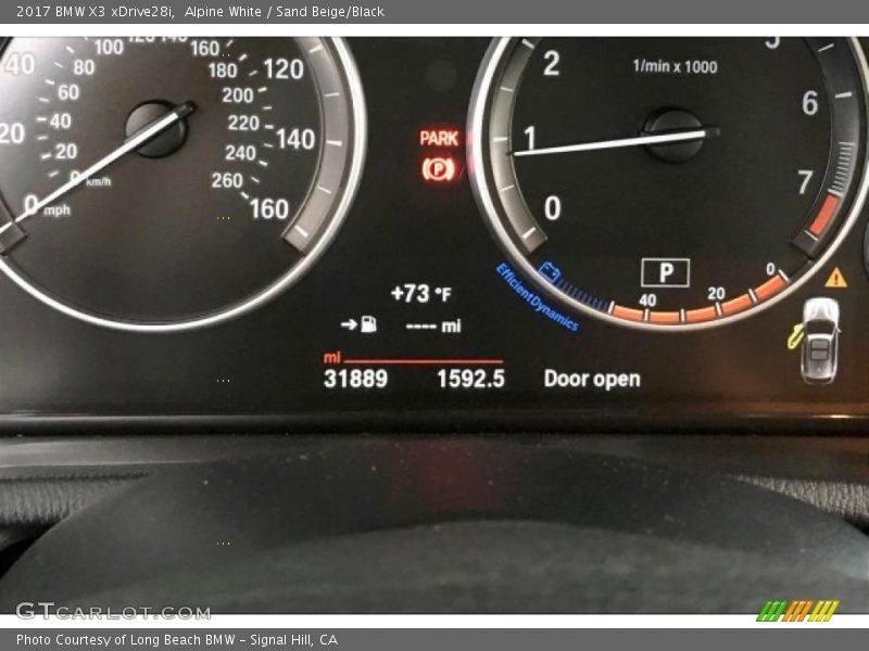 Alpine White / Sand Beige/Black 2017 BMW X3 xDrive28i