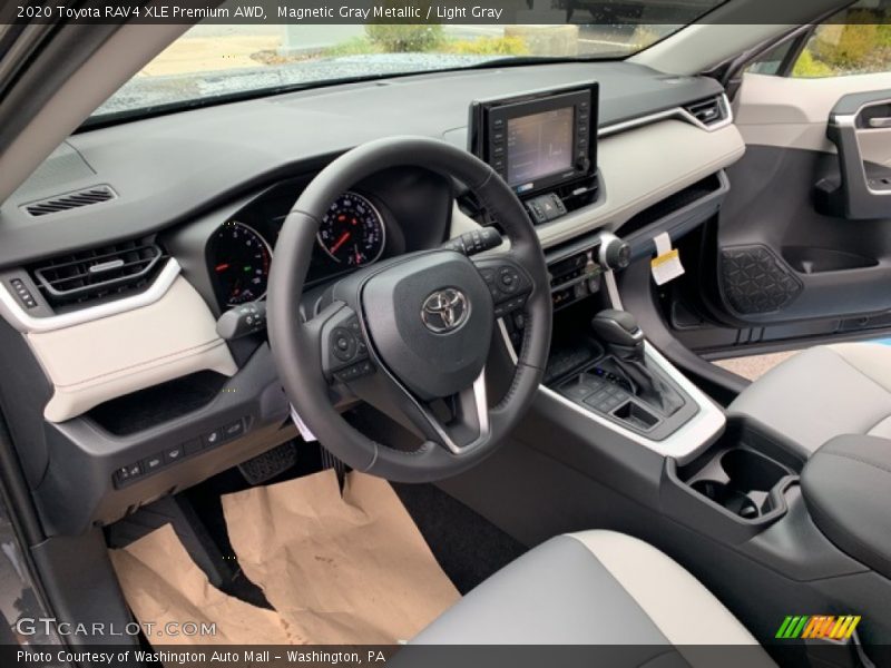  2020 RAV4 XLE Premium AWD Light Gray Interior