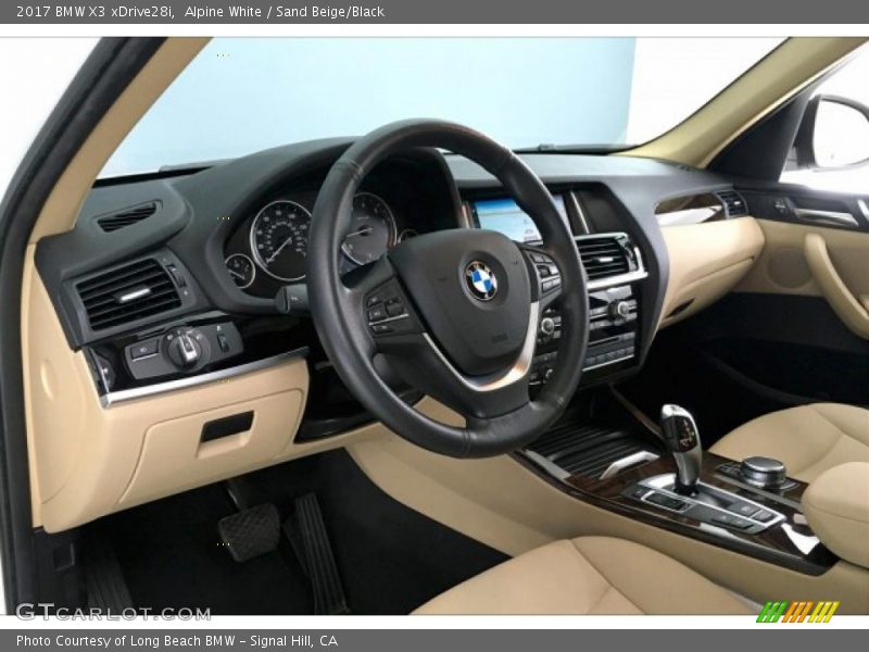 Alpine White / Sand Beige/Black 2017 BMW X3 xDrive28i