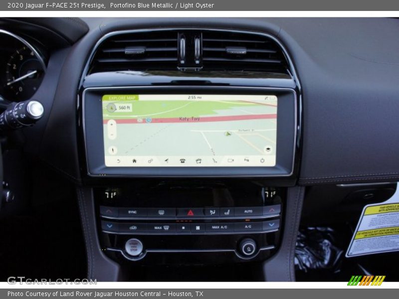 Navigation of 2020 F-PACE 25t Prestige