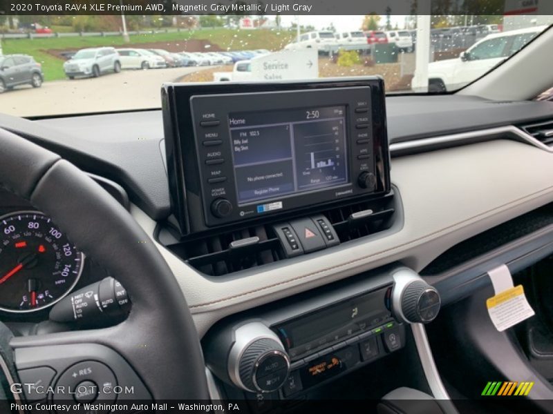 Controls of 2020 RAV4 XLE Premium AWD