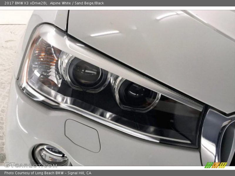 Alpine White / Sand Beige/Black 2017 BMW X3 xDrive28i