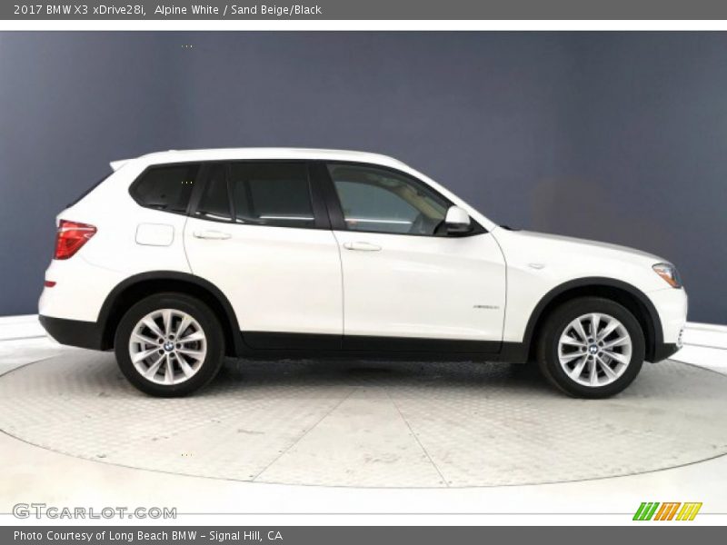 Alpine White / Sand Beige/Black 2017 BMW X3 xDrive28i