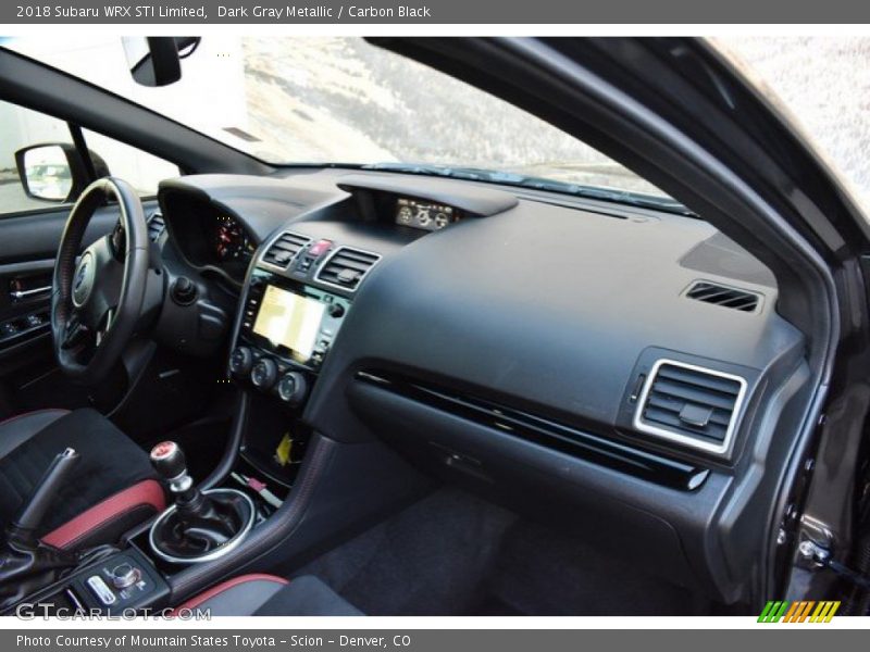 Dashboard of 2018 WRX STI Limited