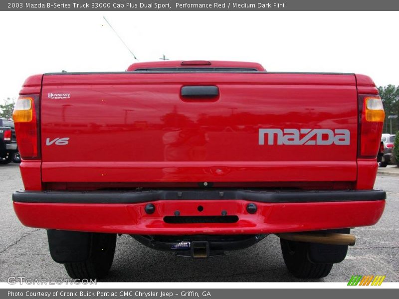 Performance Red / Medium Dark Flint 2003 Mazda B-Series Truck B3000 Cab Plus Dual Sport