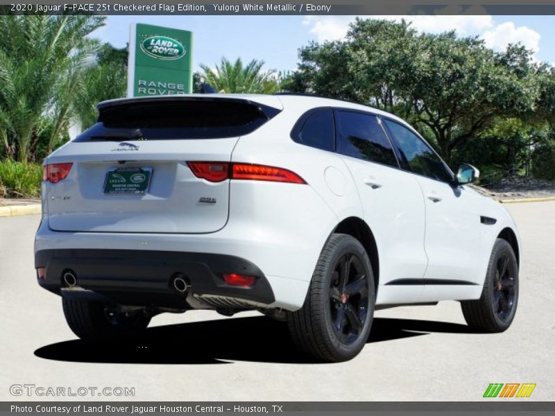 Yulong White Metallic / Ebony 2020 Jaguar F-PACE 25t Checkered Flag Edition