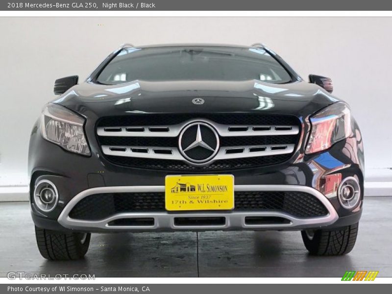 Night Black / Black 2018 Mercedes-Benz GLA 250