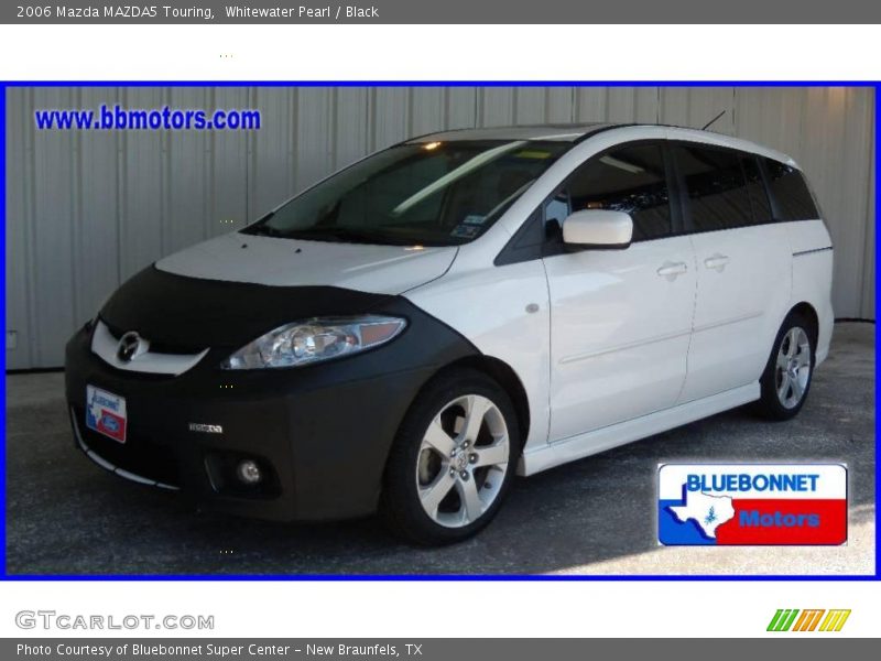 Whitewater Pearl / Black 2006 Mazda MAZDA5 Touring