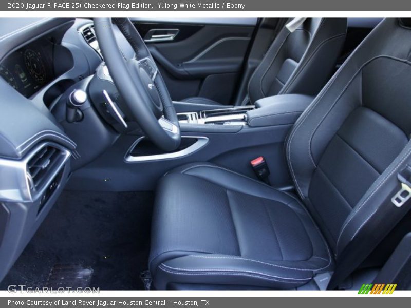 Front Seat of 2020 F-PACE 25t Checkered Flag Edition