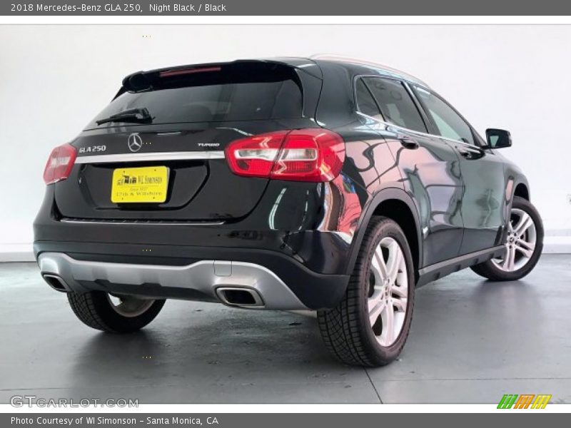 Night Black / Black 2018 Mercedes-Benz GLA 250