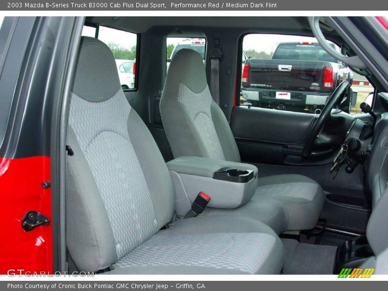 Performance Red / Medium Dark Flint 2003 Mazda B-Series Truck B3000 Cab Plus Dual Sport