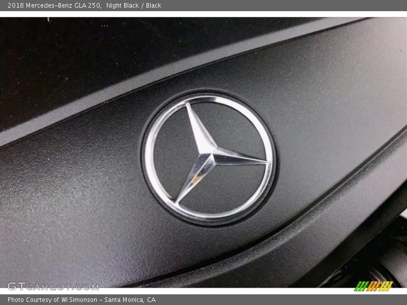 Night Black / Black 2018 Mercedes-Benz GLA 250