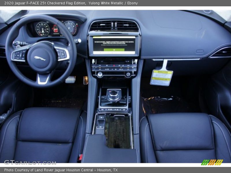 Dashboard of 2020 F-PACE 25t Checkered Flag Edition
