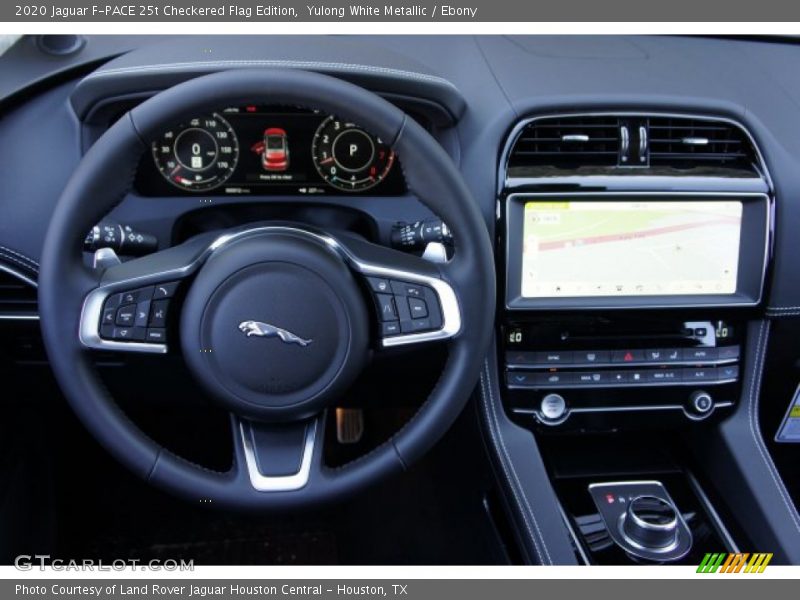 Controls of 2020 F-PACE 25t Checkered Flag Edition