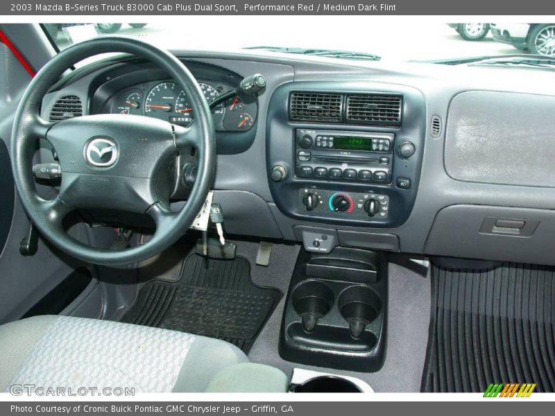 Performance Red / Medium Dark Flint 2003 Mazda B-Series Truck B3000 Cab Plus Dual Sport