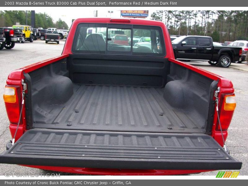 Performance Red / Medium Dark Flint 2003 Mazda B-Series Truck B3000 Cab Plus Dual Sport