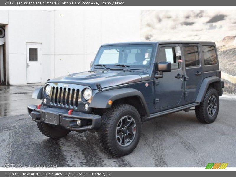 Rhino / Black 2017 Jeep Wrangler Unlimited Rubicon Hard Rock 4x4