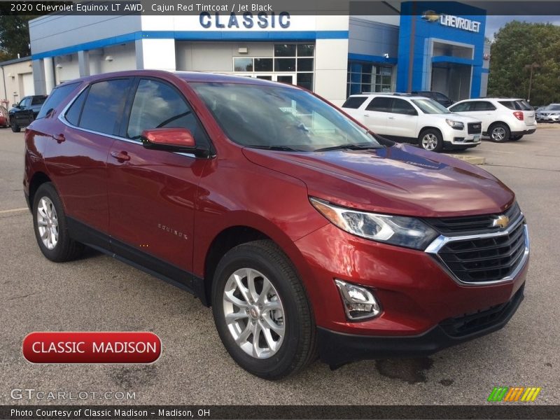 Cajun Red Tintcoat / Jet Black 2020 Chevrolet Equinox LT AWD