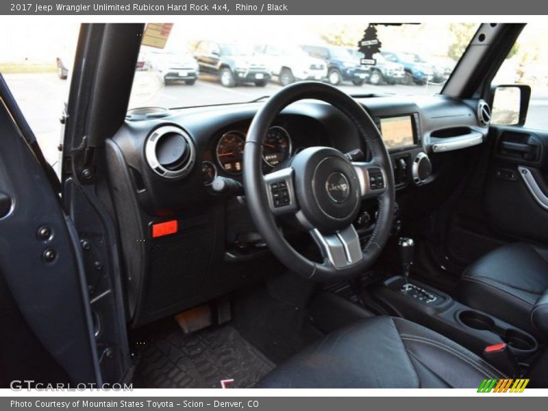 Rhino / Black 2017 Jeep Wrangler Unlimited Rubicon Hard Rock 4x4