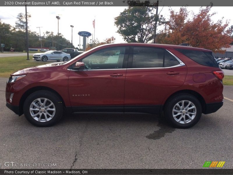 Cajun Red Tintcoat / Jet Black 2020 Chevrolet Equinox LT AWD