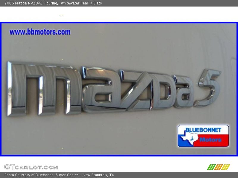 Whitewater Pearl / Black 2006 Mazda MAZDA5 Touring