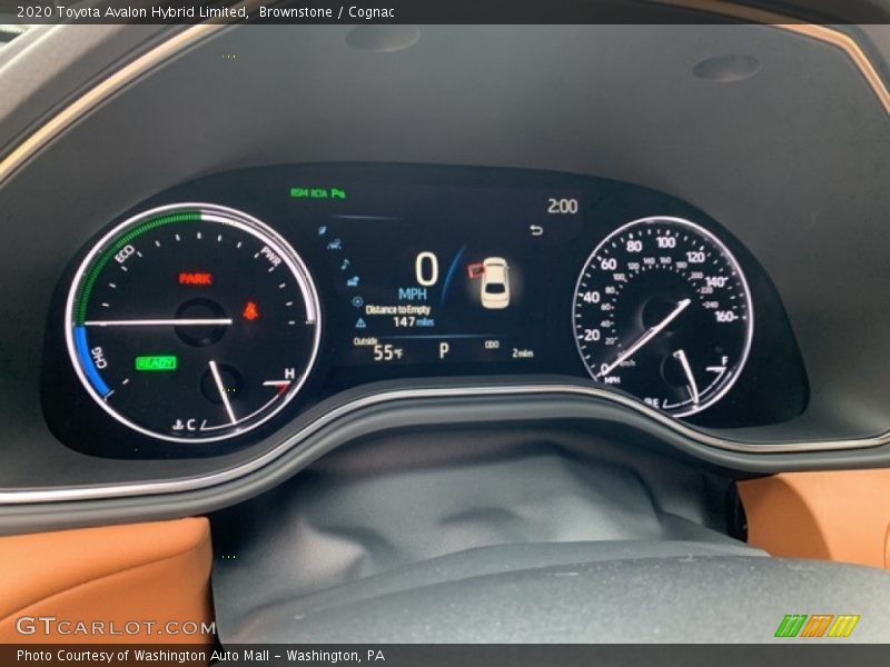  2020 Avalon Hybrid Limited Hybrid Limited Gauges