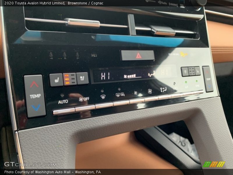 Controls of 2020 Avalon Hybrid Limited