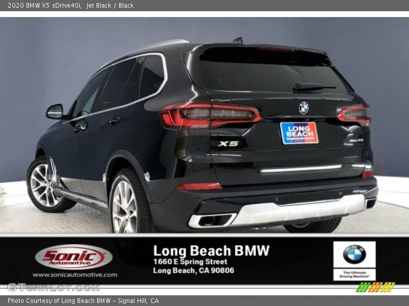 Jet Black / Black 2020 BMW X5 sDrive40i