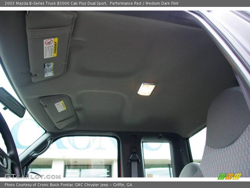 Performance Red / Medium Dark Flint 2003 Mazda B-Series Truck B3000 Cab Plus Dual Sport
