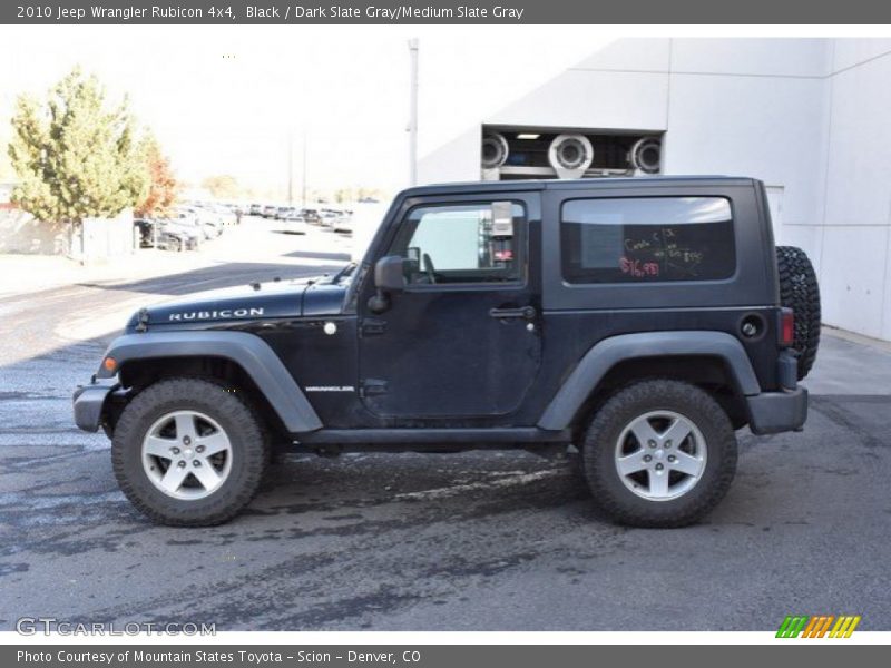 Black / Dark Slate Gray/Medium Slate Gray 2010 Jeep Wrangler Rubicon 4x4